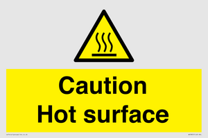 WK5805: Caution Hot surface