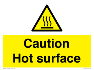WK5805: Caution Hot surface