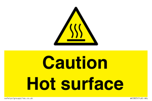 WK5805: Caution Hot surface