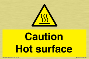 WK5805: Caution Hot surface