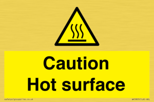WK5805: Caution Hot surface