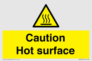 WK5805: Caution Hot surface