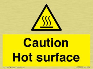 WK5805: Caution Hot surface