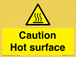 WK5805: Caution Hot surface