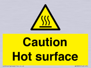 WK5805: Caution Hot surface
