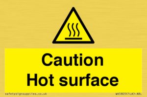 WK5805: Caution Hot surface
