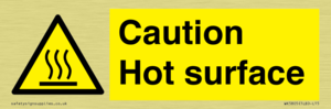 WK5805: Caution Hot surface