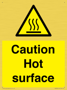 WK5805: Caution Hot surface