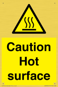WK5805: Caution Hot surface