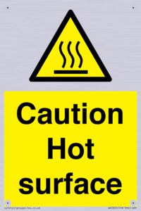 WK5805: Caution Hot surface