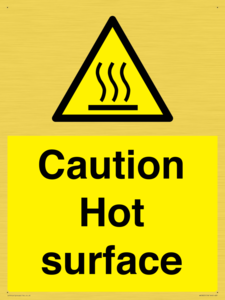 WK5805: Caution Hot surface