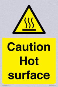 WK5805: Caution Hot surface