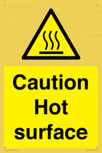 WK5805: Caution Hot surface