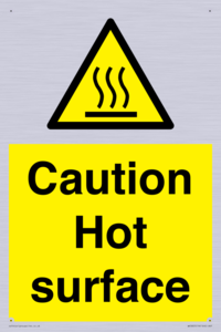 WK5805: Caution Hot surface