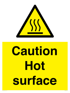 WK5805: Caution Hot surface