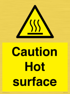 WK5805: Caution Hot surface