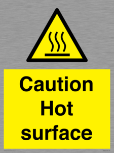 WK5805: Caution Hot surface