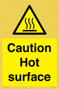 WK5805: Caution Hot surface