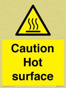 WK5805: Caution Hot surface