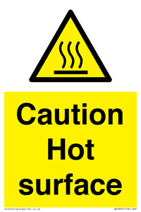 WK5805: Caution Hot surface