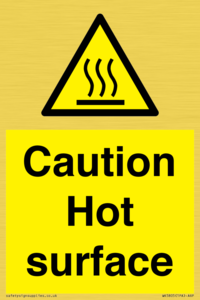 WK5805: Caution Hot surface