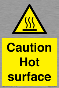 WK5805: Caution Hot surface