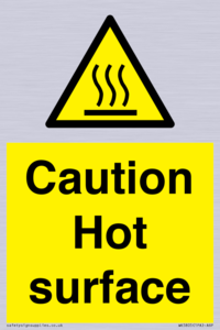 WK5805: Caution Hot surface