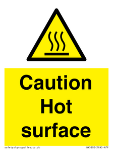 WK5805: Caution Hot surface