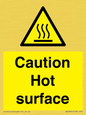 WK5805: Caution Hot surface
