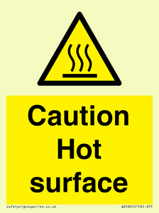 WK5805: Caution Hot surface