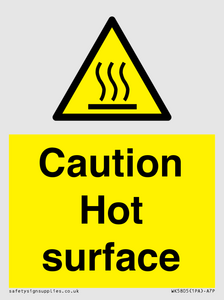 WK5805: Caution Hot surface