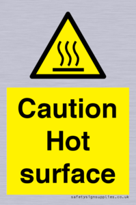 WK5805: Caution Hot surface