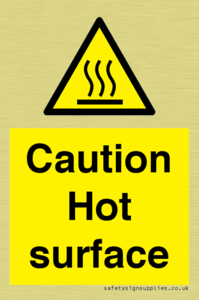 WK5805: Caution Hot surface