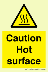 WK5805: Caution Hot surface