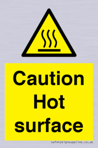 WK5805: Caution Hot surface