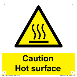 WK5805: Caution Hot surface