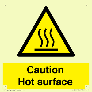 WK5805: Caution Hot surface