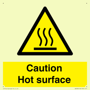 WK5805: Caution Hot surface