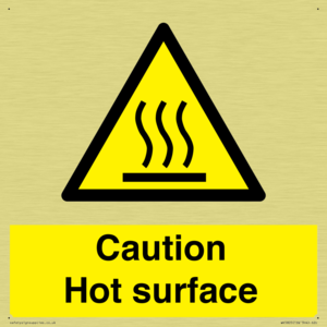 WK5805: Caution Hot surface