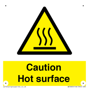 WK5805: Caution Hot surface