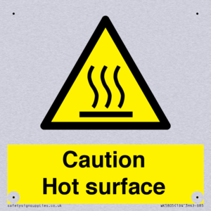 WK5805: Caution Hot surface