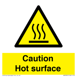 WK5805: Caution Hot surface