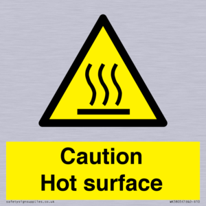 WK5805: Caution Hot surface