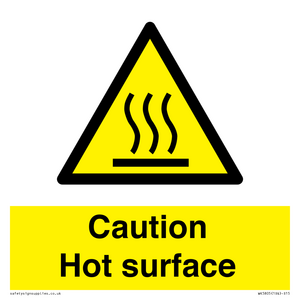 WK5805: Caution Hot surface