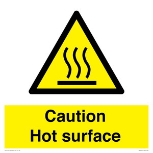 WK5805: Caution Hot surface