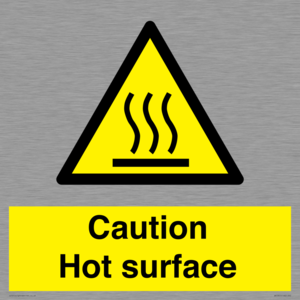 WK5805: Caution Hot surface