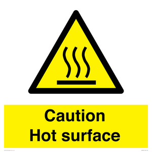 WK5805: Caution Hot surface