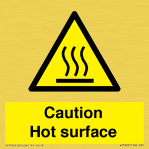 WK5805: Caution Hot surface