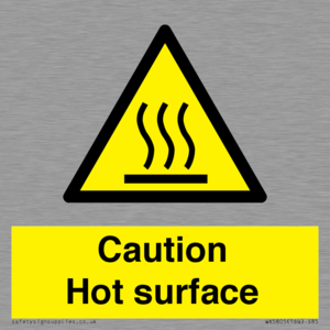 WK5805: Caution Hot surface