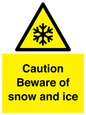 WK6309: Caution Beware of snow and ice